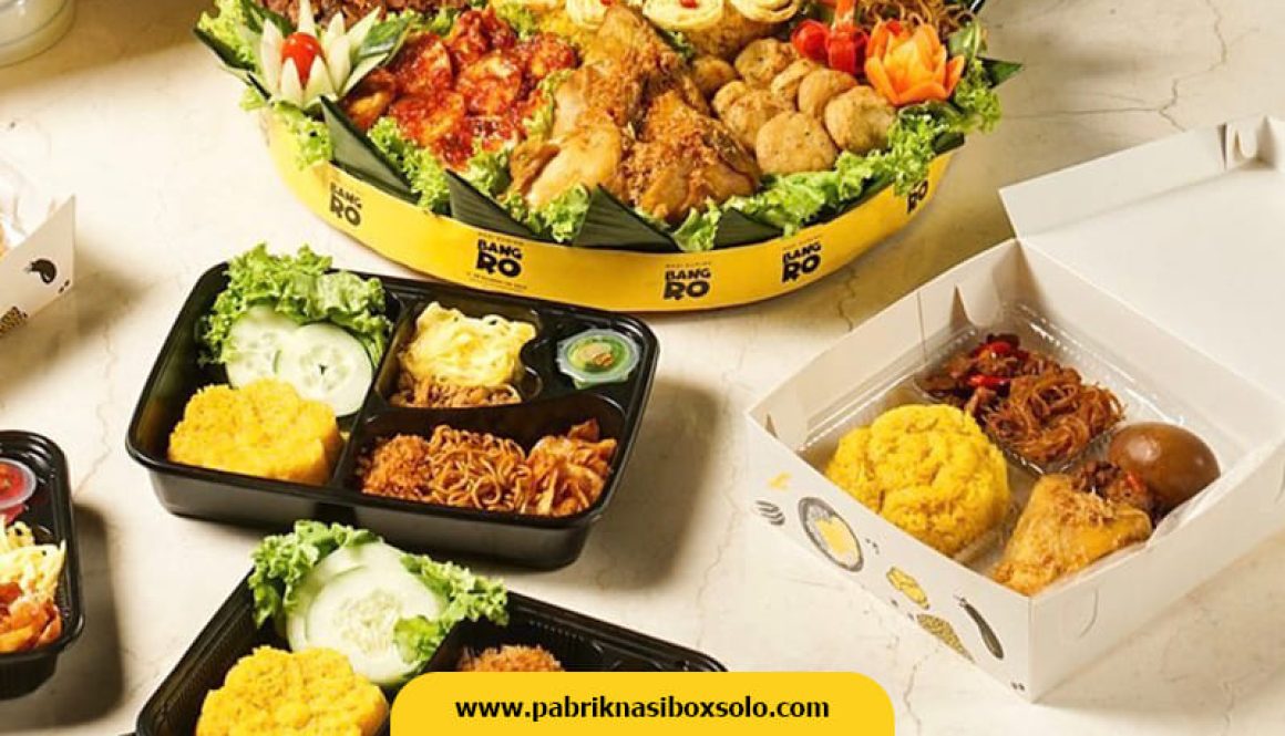 Nasi Kotak Solo Pilihan Praktis dan Lezat untuk Berbagai Acara