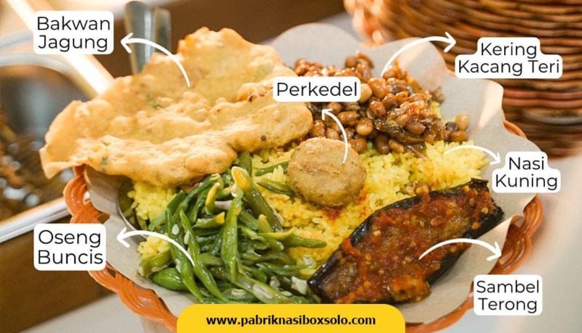 paket nasi kuning solo