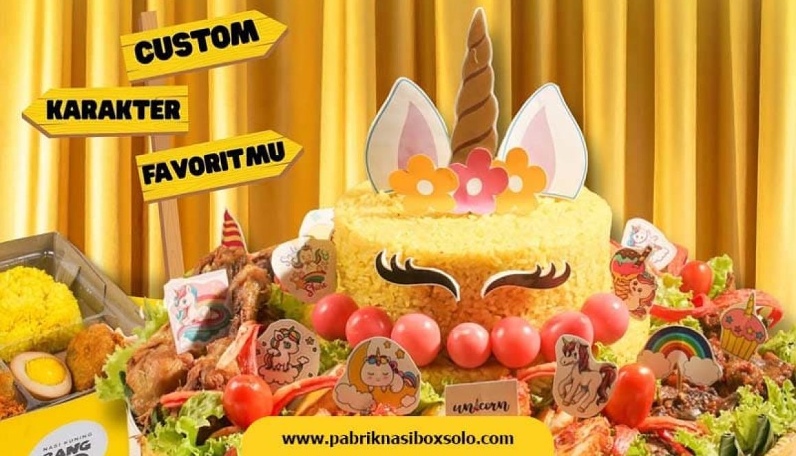 Nasi Tumpeng Karakter
